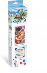 Картина по номерам «Фейерверки Наганохары» - Фото 3