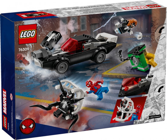 Конструктор LEGO® 76309 Человек-паук против маслкара Венома