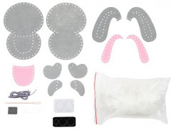 Набор «Шьём игрушку из фетра. Зайчик» - Фото 2