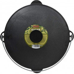 Казан чугунный с крышкой и дужкой в чехле - Фото 1