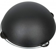 Казан чугунный с крышкой и дужкой в чехле - Фото 4