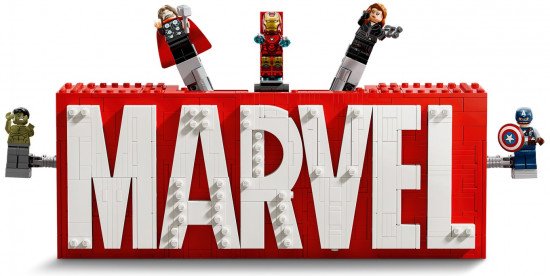 Конструктор LEGO® 76313 Логотип и минифигурки Marvel