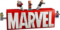 Конструктор Marvel 76313 Логотип и минифигурки Marvel. Marvel Logo & Minifigures - Фото 7