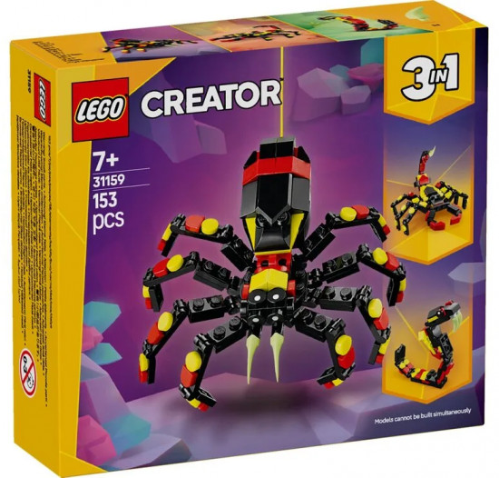 Конструктор LEGO® 31159 Дикие животные: Удивительный паук