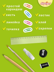 Набор для рисования в деревянном чемодане «Котята в космосе» - Фото 12