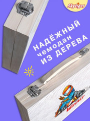 Набор для рисования в деревянном чемодане «Победитель» - Фото 10