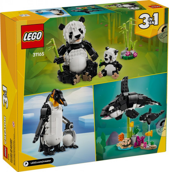Конструктор LEGO® 31165 Дикие животные: Семейство панд