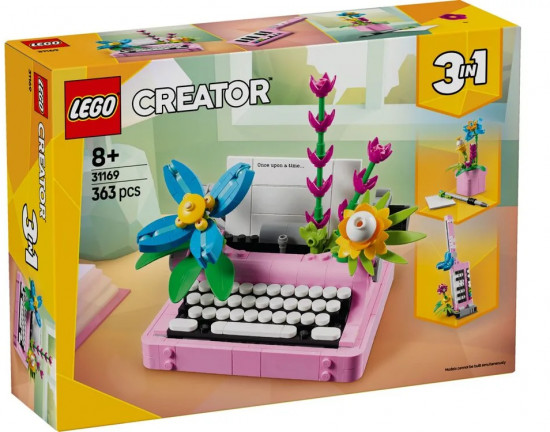 Конструктор LEGO® 31169 Печатная машинка с цветами