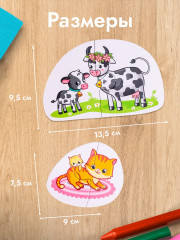 Пазл-половинки «Мамы и детки» - Фото 5