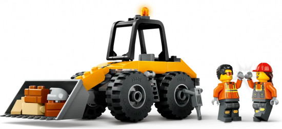 Конструктор LEGO® 60450 Желтый строительный колесный погрузчик