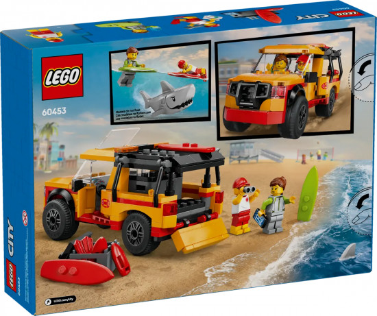 Конструктор LEGO® 60453 Пикап спасателей на пляже
