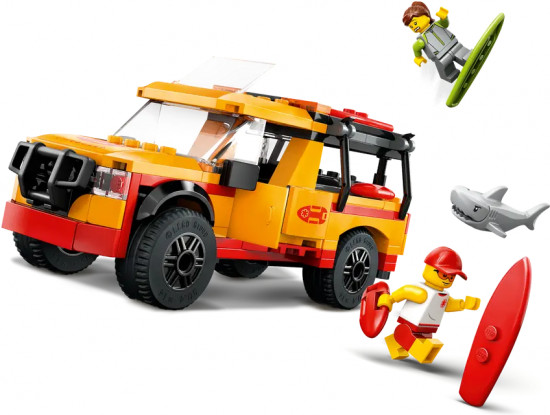 Конструктор LEGO® 60453 Пикап спасателей на пляже