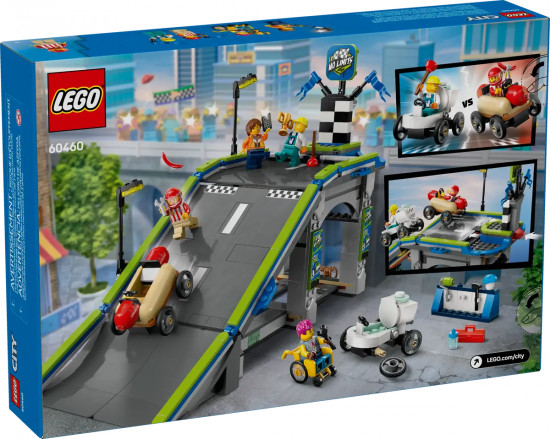 Конструктор LEGO® 60460 Без границ: гоночная трасса с трамплином