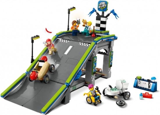 Конструктор LEGO® 60460 Без границ: гоночная трасса с трамплином