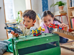 Конструктор City 60462 Вертолет, пожарная машина и подводная лодка. Helicopter, Fire Truck & Submarine Remix - Фото 8