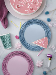 Набор тарелок одноразовых «Граненый руст» - Фото 2