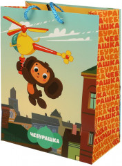 Пакет подарочный «Чебурашка» - Фото 1