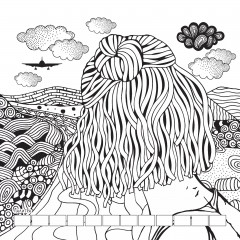 Раскраска для маркеров, карандашей и гелевых ручек «Новогодний шар» - Фото 1