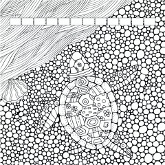 Раскраска для маркеров, карандашей и гелевых ручек «Новогодний шар» - Фото 6