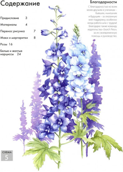 Волшебные цветы. Нарисуй акварелью