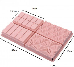 Форма силиконовая для дубайского шоколада - Фото 3