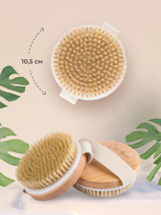 Щетка для сухого массажа тела антицеллюлитная - Фото 3