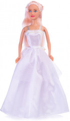 Набор игровой «Кукла в белом платье с куколкой-дочкой на пони» - Фото 3