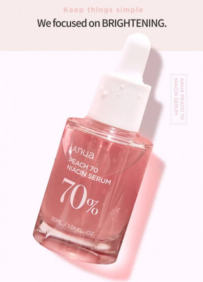 Сыворотка для лица с эффектом сужения пор «Peach 70% Niacin Serum»