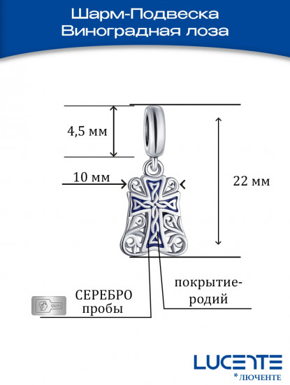 Шарм из серебра
