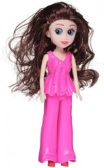 Набор игровой «Кукла в розовом брючном костюме с медвежонком и дополнительным платьем» - Фото 2