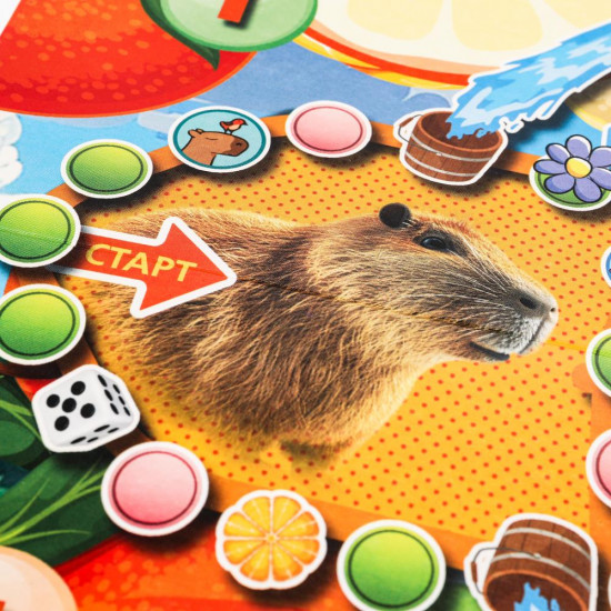 Настольная игра-ходилка «Милые капибары»