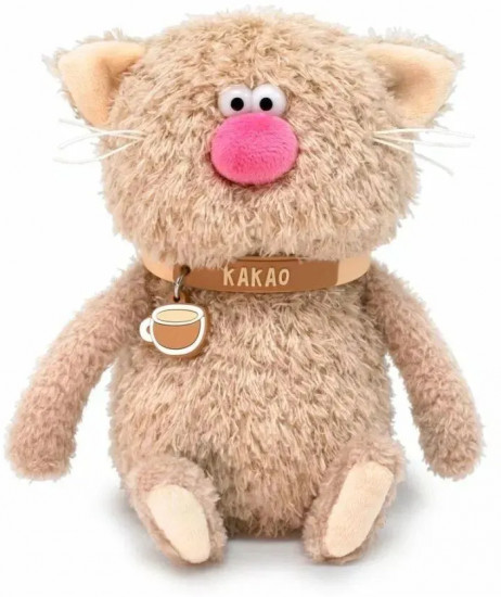 Игрушка мягкая с чокером-браслетом «Кот Какао. Специально для тебя»