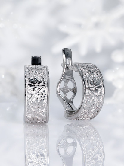 Серьги из серебра