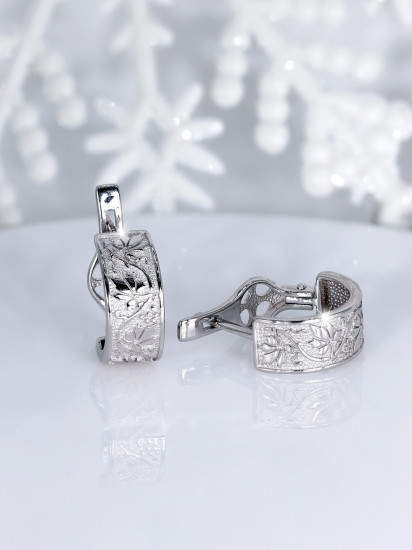 Серьги из серебра
