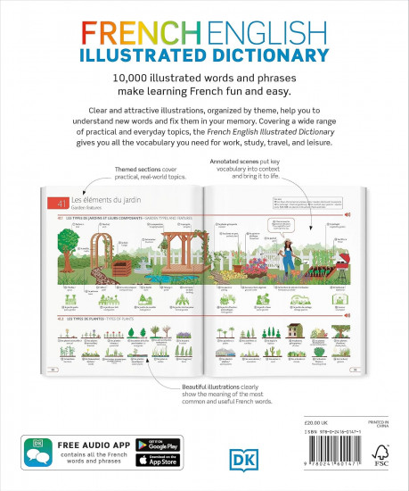 French English Illustrated Dictionary: A Bilingual Visual Guide to Over 10,000 French Words and Phrases