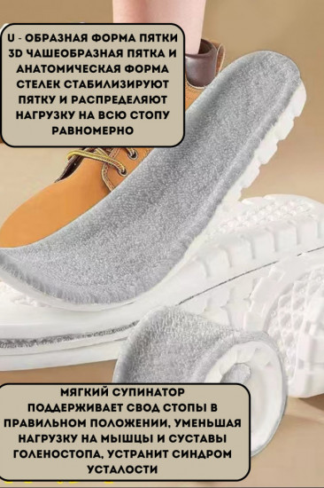 Комплект стелек меховых