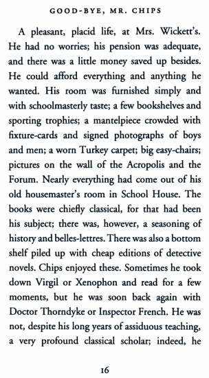 Goodbye Mr Chips