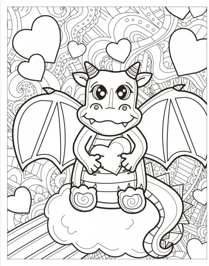 Zendoodle Coloring: Cuddly Dragons: Fire-Breathing Cuties to Color and Display