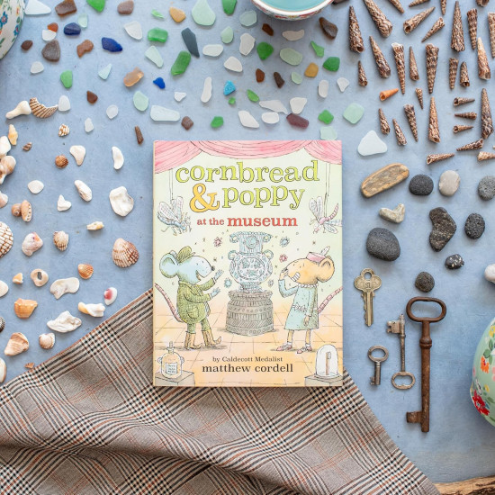 Cornbread & Poppy at the Museum