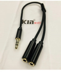 Разветвитель-переходник AUX на наушники - Фото 1