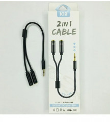 Разветвитель-переходник AUX на наушники - Фото 2