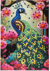 Картина из пайеток «Павлин» - Фото 3