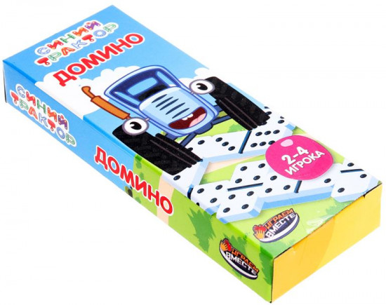 Логическая настольная игра «Домино. Синий Трактор»
