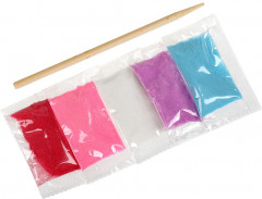 Аппликация из песка «Единорог» - Фото 4