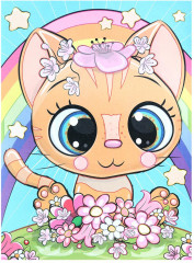 Аппликация из фольги «Котик» - Фото 2