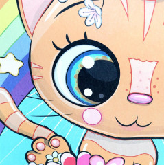 Аппликация из фольги «Котик» - Фото 4