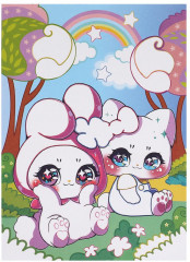 Аппликация из песка с глиттером - Фото 2