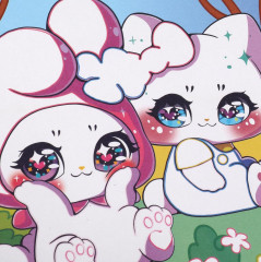 Аппликация из песка с глиттером - Фото 3