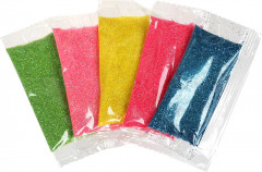 Аппликация из песка с глиттером - Фото 4