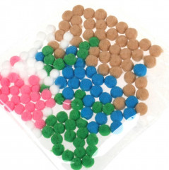 Аппликация из помпонов «Корги» - Фото 4